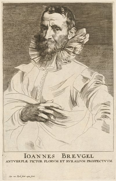 Jan Bruegel den äldre av Sir Anthony van Dyck