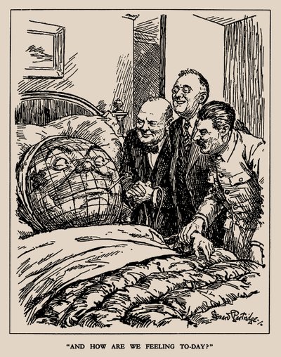 Och hur mår vi idag, 1945. av Sir Bernard Partridge