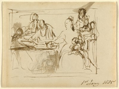 En familjegrupp av Sir David Wilkie