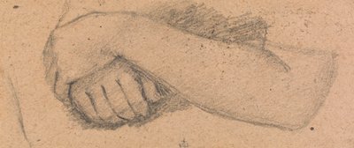 Armarna på flickan som står i mitten av Sir David Wilkie