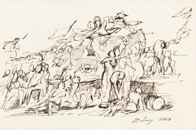Slagscen av Sir David Wilkie