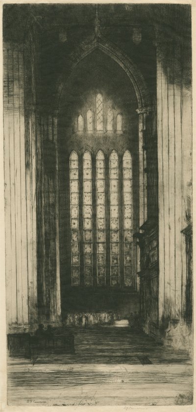 De fem systrarna, York Minster av Sir David Young Cameron