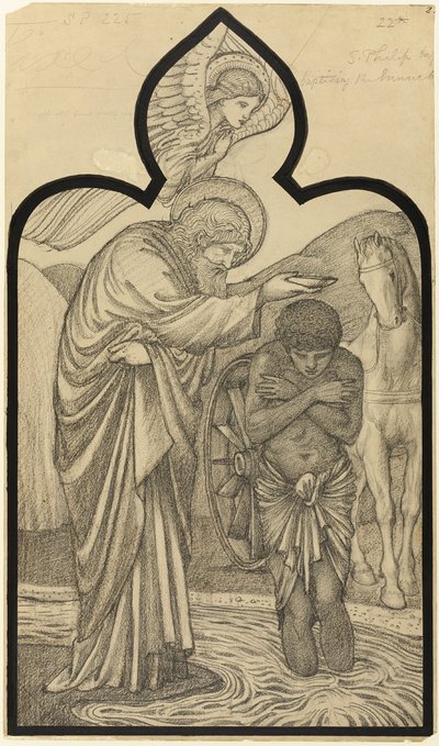 Sankt Filip döper eunucken av Sir Edward Burne Jones