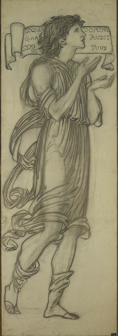 Samuel (Tecknad film för Lady Chapels östfönster) av Sir Edward Burne Jones
