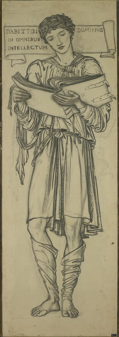 Timothy (Tecknad film för Lady Chapels östfönster) av Sir Edward Burne Jones
