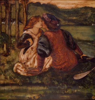 En idyll, mitten av slutet av 1800-talet. av Sir Edward Coley Burne Jones