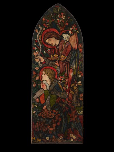 Bebådelsen, 1857. av Sir Edward Coley Burne Jones