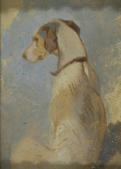Studie av en vinthund av Sir Edwin Henry Landseer