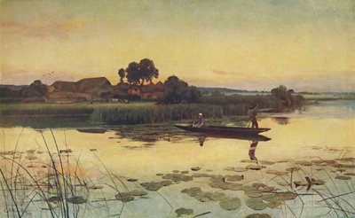 Midsommardagens slut, 1879. av Sir Ernest Albert Waterlow