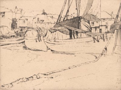 Seinebåtar, St. Ives, Cornwall av Sir Frank Short