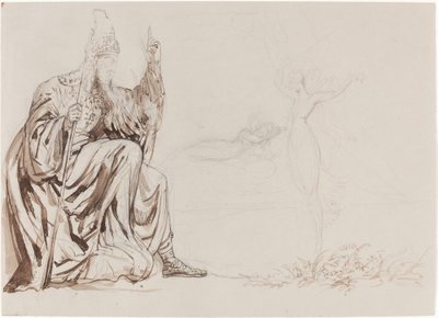 En trollkarl av Sir George Hayter