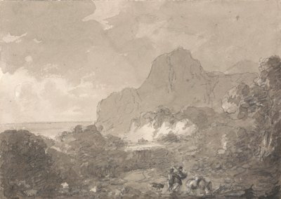 Utsikt på Italiens kust av Sir George Howland Beaumont seventh Baronet