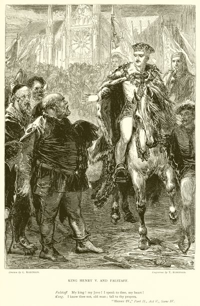 Kung Henrik IV del II av Sir John Charles Robinson
