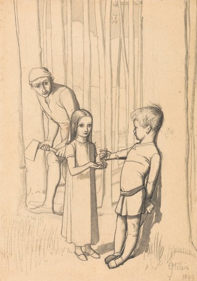 木こりの娘のための研究 スウェーデン語 av Sir John Everett Millais