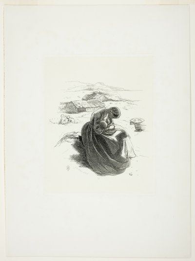 Den unga modern av Sir John Everett Millais