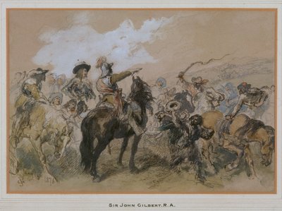 Ryttare vid Karl I:s tid, 1876 av Sir John Gilbert