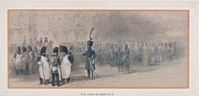 チュイルリー宮殿の国家警備隊、1846年スウェーデン av Sir John Gilbert