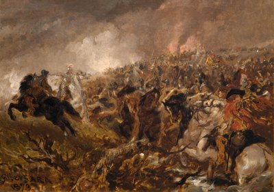 Förbereder sig för anklagelsen, 1873. av Sir John Gilbert
