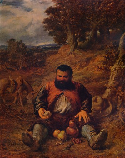 Sancho Panza, 1859, 1935 av Sir John Gilbert