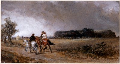 Winchelsea, East Sussex, 1865 av Sir John Gilbert