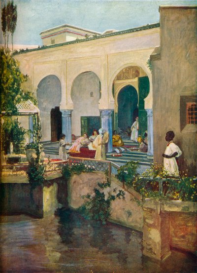Interiör av ett moriskt harem, 1907 av Sir John Lavery