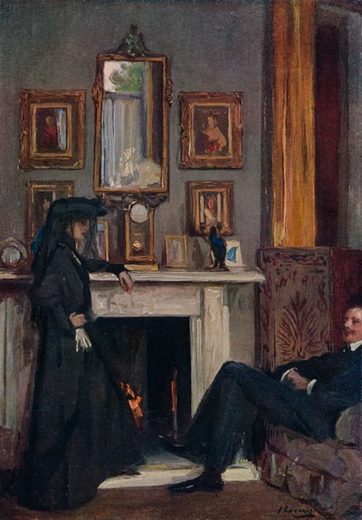 Den grå salongen, Tanger, 1911, 1914 av Sir John Lavery