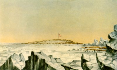 "Nordpolen", början av mitten av 1800-talet, 1946. av Sir John Ross
