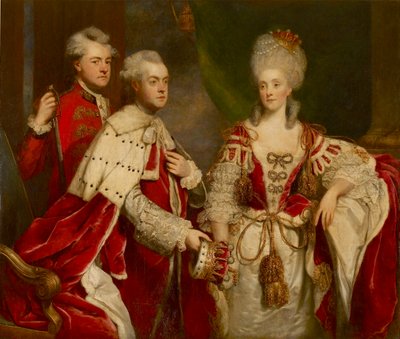 George, 2:a Earl Harcourt, hans hustru Elizabeth och bror William, 1780 av Sir Joshua Reynolds