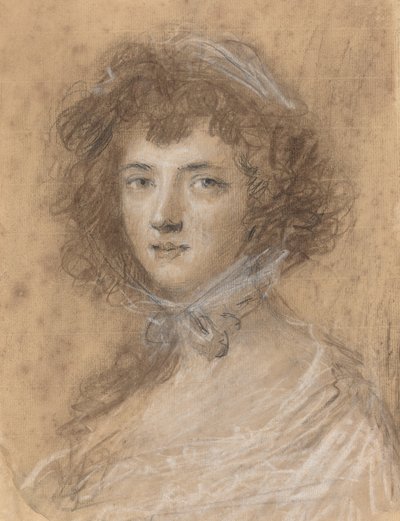 Huvud och byst av en kvinna av Sir Joshua Reynolds