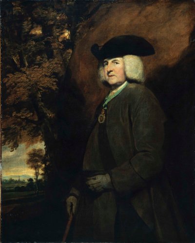 Porträtt av Richard Robinson, 1:e baron Rokeby 1708-1794, ärkebiskop av Armagh, 1771-1775. av Sir Joshua Reynolds