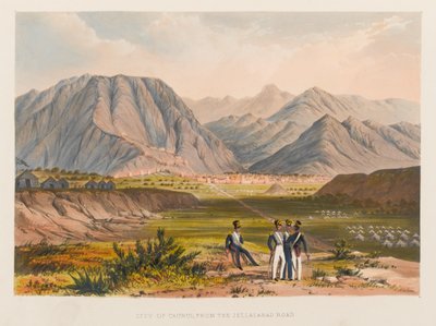 Caubul, från Jellalabad Road av Sir Keith A. Jackson