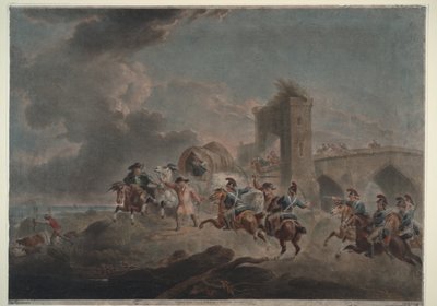 Smugglare attackerade, 1795-1798 av Sir Peter Francis Bourgeois