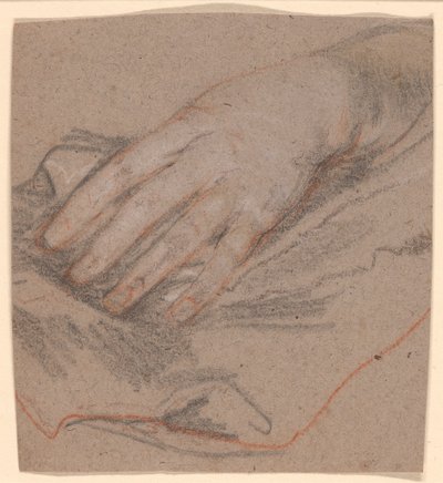 Ritning av en hand av Sir Peter Lely
