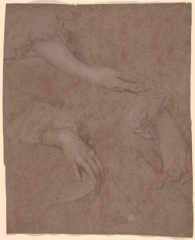Teckningar av händer av Sir Peter Lely