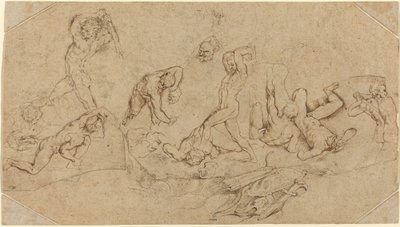 Battle of Nude Men av Sir Peter Paul Rubens