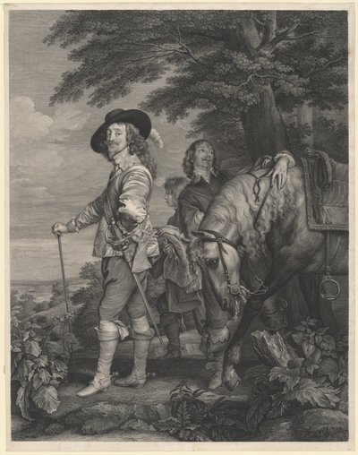 Charles I av England och hertigen av Hamilton av Sir Robert Strange