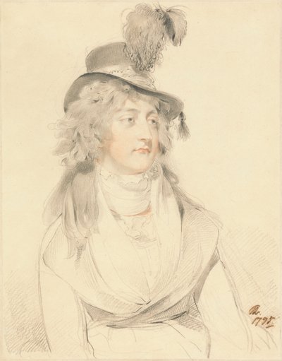 Porträtt av fröken Lysons av Sir Thomas Lawrence