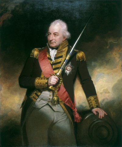 Amiral John Jervis, c1801 av Sir William Beechey