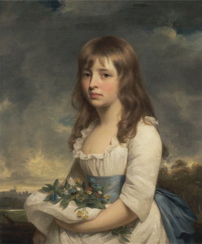 Porträtt av en flicka av Sir William Beechey