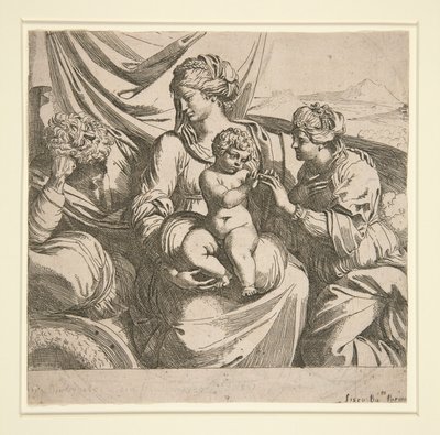 St. Catherines äktenskap av Sisto Badalocchio