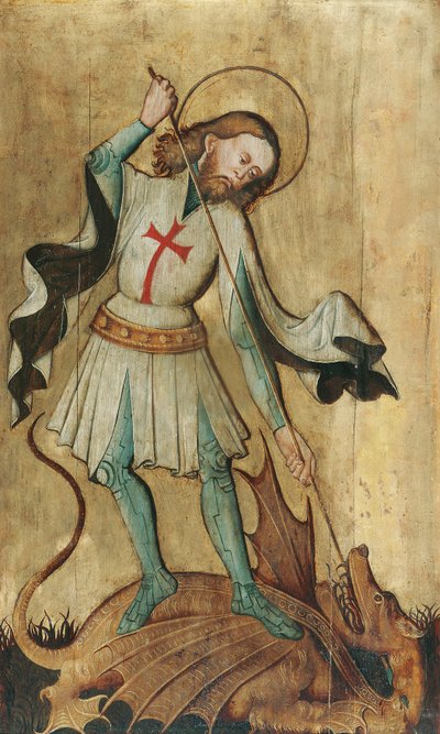 St George som dräpar draken av Slowakischer Maler