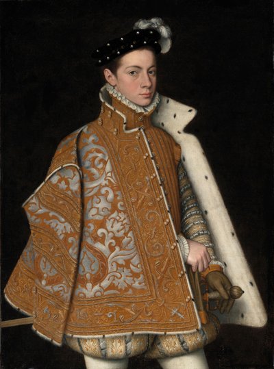 Porträtt av prins Alessandro Farnese (1545-1592), senare hertig av Parma och Piacenza av Sofonisba Anguissola