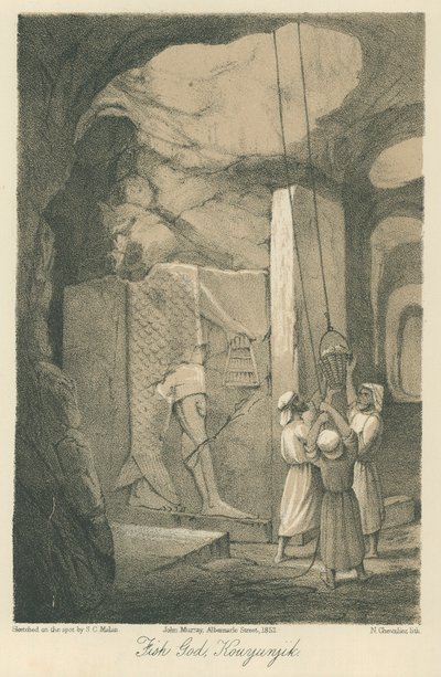Fiskgud, Kouyunjik av Solomon Caesar Malan