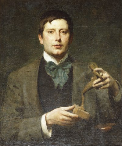 Porträtt av skulptören George Frampton av Solomon Joseph Solomon