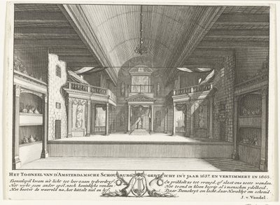 Jacob van Campens teater, 1658 av Solomon Savery