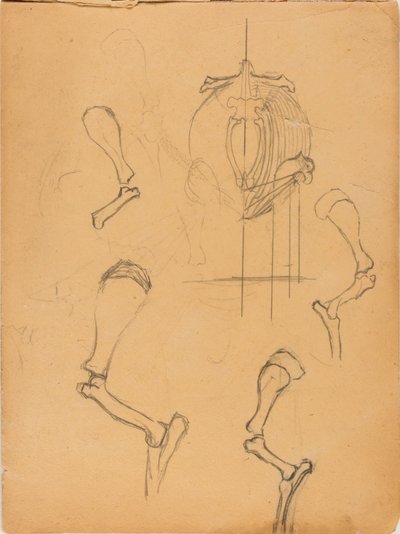 Skissbok av Solon H. Borglum