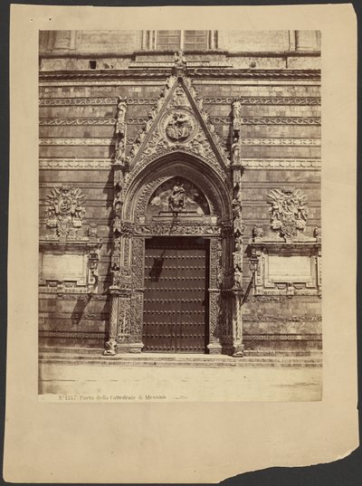 Dörren till Messinas katedral av Sommer and Behles