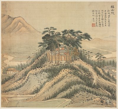 Fushan-klostret, 1500-talet. av Song Xu