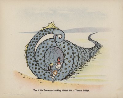 Illustration till Further Doings of the Three Bold Babes (färglitografi) av Sophia Rosamond Praeger