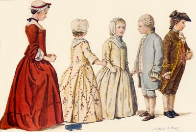 Barnkläder under drottning Anne, George I, II och III 1702-1790, 1903, 1937. av Sophie B. Steel